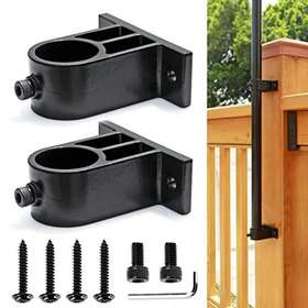 Walrkaur 756166203648 Heavy-duty 304 Stainless Steel Deck Torch Mount For 3/4 Inch And 1 Od