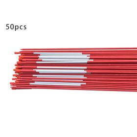 Wa1242549ur Waltvotur Fifty Roots Red Reflective Markers Driveway Marker Snow Stakes 5/16 Inch Diameter