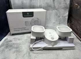 Wasserstein 895230317310 3-in-1 Floodlight Charger And Mount For Google Nest Cam Outdoor #1