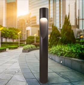 C204bc-l20s-bz-t3 Wave Lighting Cambria 38 1/2 Inch High Bronze Metal Led Bollard Light