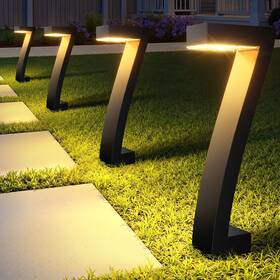 Tpl033 Wdtpro Solar Lights Outdoor Pathway 6 Pack Upgraded Bright Led