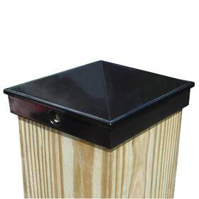 Fpc8 Weatherpro Post Caps 4x4 Cap Black Fits 3.5 Inch X Wood 3-5/8
