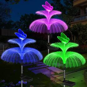 Wee-sjlb-7cw-03 Weepong Solar Garden Lights Waterproof 3 Pack Outdoor Decorative 7 Color Ch