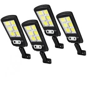 Wegitcs 424615966575 Led Solar Street Lights Outdoor 4 Pack 120 Remote Control Parking
