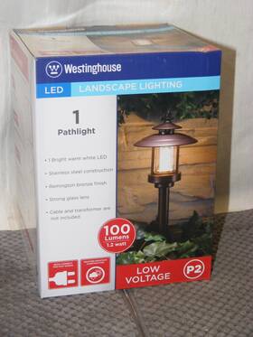 Cw3001-78w Westinghouse 756233051646 P2 Led 100 Lumen Pathlight Landscape Light Bronze New