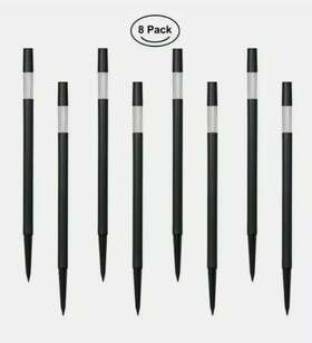 Westinghouse 842353123735 Solar Lights Outdoor Led Garden Path Lighting Waterproof 8 Pack