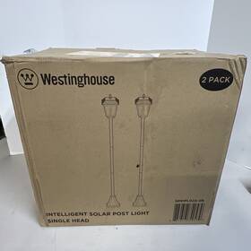 Head-sr91pl02a-08 Westinghouse Sr91pl02a-08 2 Pack Intelligent Solar Post Light Single New