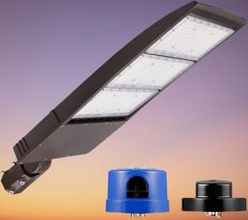Sb450 Whled 450w Led Shoebox Parking Lot Light Slip Fitter 5000k 63000lm Dusk To Dawn Ul