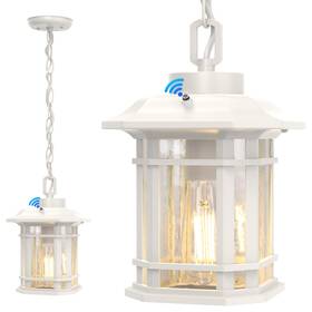 Wtcl085ab1 Wihtu Dusk To Dawn Outdoor Pendant Lights For Porchantirust Aluminum Exterior Hanging