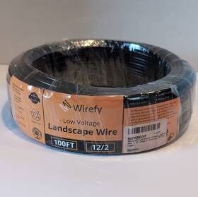 B07y6nxvvp Wirefy 12/2 Pure Copper Low Voltage Landscape Wire 100ft Direct Burial
