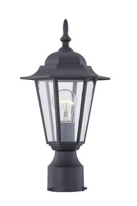 Wisbeam 600358289913 Outdoor Post Light Pole Lantern E26 Base 60w Max Aluminum Housing Plus Glass Wet