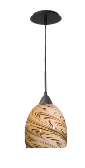 13226meb-a07c06 Woodbridge Lighting 13226meb A07c06 Art Glass 1 Light Mini Pendant Metallic Bronze