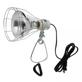 Woods 445032015081 Clamp Work Light 150w Incandescent 6 Ft Cord Metal Guard Garage Shop Portable