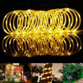 Sd2104619 Worthown 39ft Solar Rope Lights Outdoor Waterproof Led Pvc Tube Fairy String Light Garden