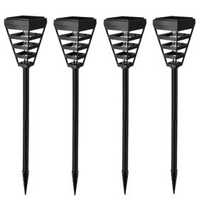Ds026-4pa Wyzm 3000k 200 Lumens Black Integrated Led Weather Resistant Outdoor Solar Path