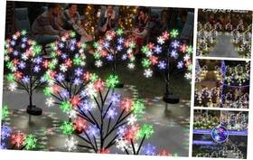 Xgcxh01-1 X-giftkey Multicolor Snowflakes Solar Pathway Lights For Christmas Decorations Outdoor