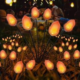 Xgxzd-1 X-giftkey Thanksgiving Decorations Outdoor Solar Garden Lights 12led Artifici