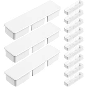 Xil-xuhal-2088 Xuhal Internal Vinyl End Caps Pvc 1.5 X 5.5 Inch Inner 1.34 5.35 White