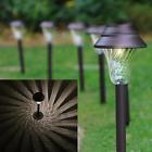 Xwbgypz0i7 General Enchanted Spaces Solar Path Led Bronze Glass Lens Outdoor