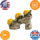 Xy654 Garden Decoration Led Solar Powered Turtles On Log 857922007026