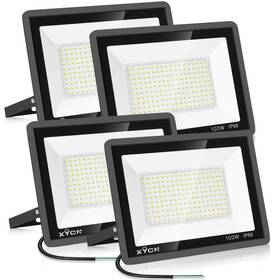 Pg-fgd-100w-4 Xycn 4 Pack 100w Led Flood Light Ip66 Waterproof Outside 12500l