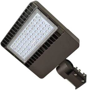 Yaolite 741960038565 Led Shoebox Pole Lights 48w - 6240lm Parking Lot Light Fixture Outdoor Sl