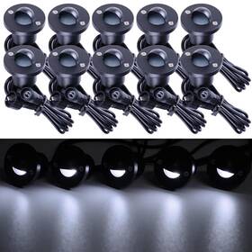 Ys-dcl-11-004-clw Yessources 10x Deck Light Decor Commercial Garden Outdoor Yard Path Stair Hotel 3 Led Lamp