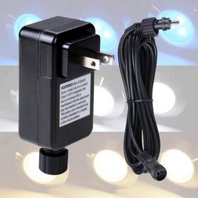 Ys-trf-11-001 Yessources 12v Transformer Plug &16ft Wire Cable Power Cord For 5 10 15 Led Deck Light Lamp
