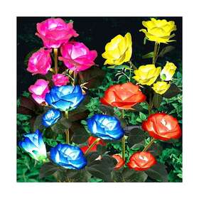 Yeuago 339218343199 Solar Garden Llights - Flowers Roses Lights Outdoor Decorative 20 Ros
