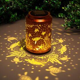 Es04250300000 Yisiteone Sea Turtle Outdoor Solar Lanterns Garden Waterproof Hanging Decor