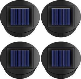 Yiting 726084862999 4 Pack Solar Lights Replacement Top Parts 7 Lumens Lantern Lids Light For Hangin