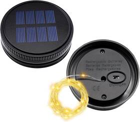 Yjfwal 313051588503 2 Pack Solar Light Replacement Top Parts For Mason Jar