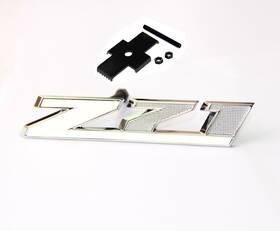 Yoaoo 705353590498 1x White Grill Z71 Emblem Badge Compatible With Silverado 1500 2500hd Sier