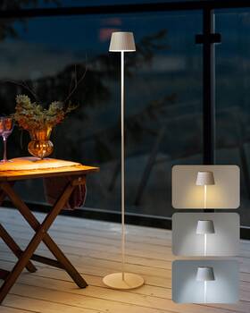 57021 Yoolax Light Solar Floor Lamp Outdoor Cordless Lamps For And Indoor Ip54 Wa