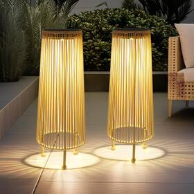 Xc-012 Yorezcop Outdoor Solar Floor Lamp Upgraded Patio Brighter Outdoo