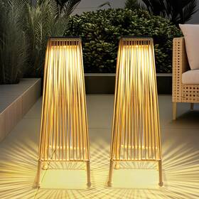 Xc-014 Yorezcop Outdoor Solar Floor Lamp Upgraded Patio Brighter Outdoo