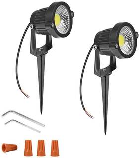 Youngine 748440435364 Pack Of 2 12v Low Voltage Led Landscape Lights Waterproof Outdoor W