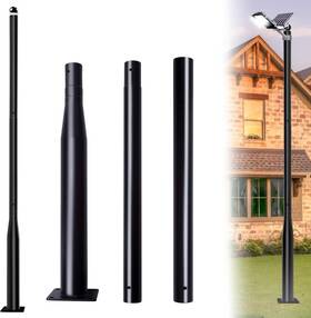 Yuluoxiang 313089517513 10ft Tall Street Light Pole For Outside Galvanized Steel Solar Lamp Post