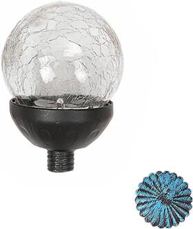 Yunjackeydz 313028588536 Solar Powered Glass Ball Accessories - For Wind Spinner Replacement