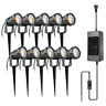 Z-c101-t Zuckeo Led Landscape Lights With Transformer Waterproof Garden