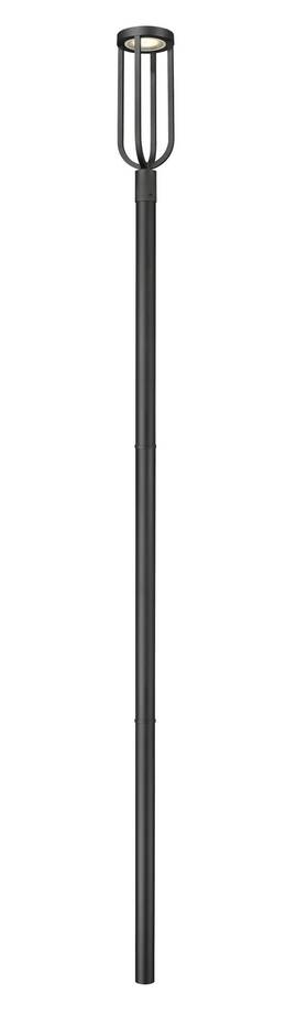 5005phb-5009p120-bk Z-lite 5005phb-5009p120 Leland 143 Inch Tall Post Light - Black