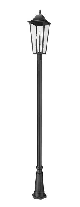 5008phxlr-5011p-bk Z-lite 5008phxlr-5011p Gannon 3 Light 126 Inch Tall Marine Grade Post - Black