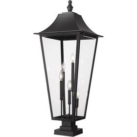5008phxxls-sqpm-bk Z-lite Gannon Post Light Or Accessories Black