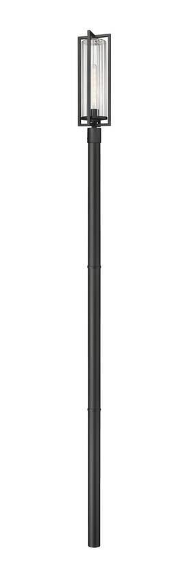5013phbr-5009p96-bk Z-lite 5013phbr-5009p96 Aura 120 Inch Tall Post Light - Black