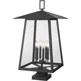 5015phxxls-sqpm-bk Z-lite Rainer Post Light Or Accessories Black