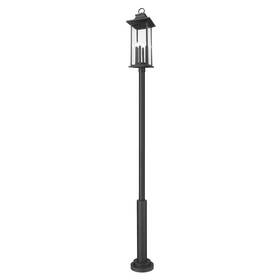 5017phxlr-5010p-bk Z-lite 6 Light Outdoor Post Mounted Fixture