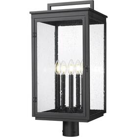 5019phxlr-bk Z-lite Hartwell Post Light Or Accessories Sand Black