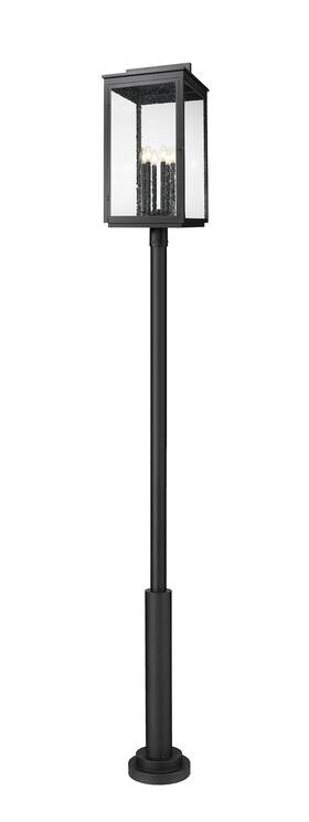 5019phxxlr-5010p-bk Z-lite 5019phxxlr-5010p Hartwell 6 Light 127 Inch Tall Post - Black