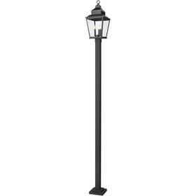 5029phbs-536p-bk Z-lite Raphael Post Light Or Accessories Sand Black