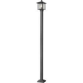 554phms-536p-bk Z-lite Aspen Post Light Or Accessories Black